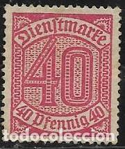 Sellos: ALEMANIA SERVICIOS YVERT 22 - Foto 1