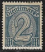 Sellos: ALEMANIA SERVICIOS YVERT 27 - Foto 1
