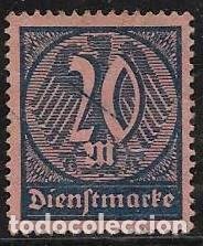 Sellos: ALEMANIA SERVICIOS YVERT 34 - Foto 1