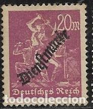 Sellos: ALEMANIA SERVICIOS YVERT 48 - Foto 1