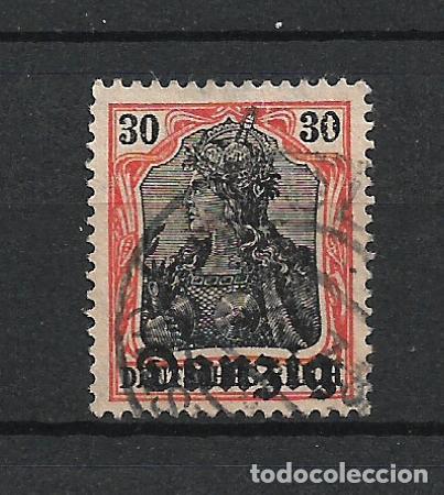 ALEMANIA DANZIG 1920 MICHEL 5 USADO - 7/39 (Sellos - Extranjero - Europa - Alemania)