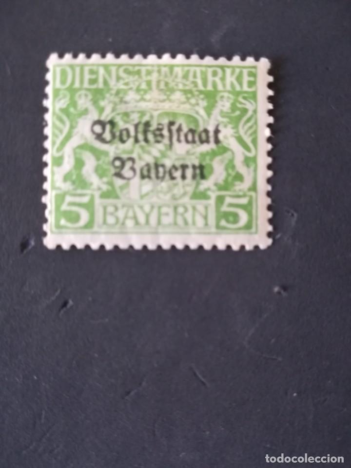 Sellos: BAVIERA A&Ntilde;O 1919 YT S 31 - Foto 1