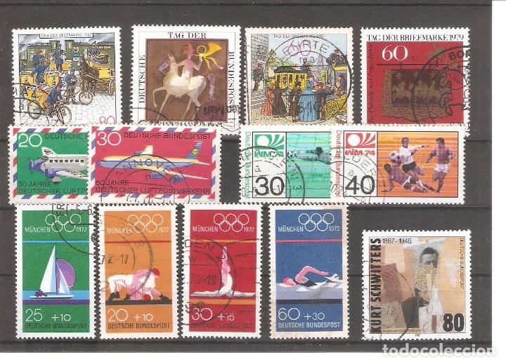 Sellos: 1 lote de sellos usados alemania federal series completas y sueltos lote 3