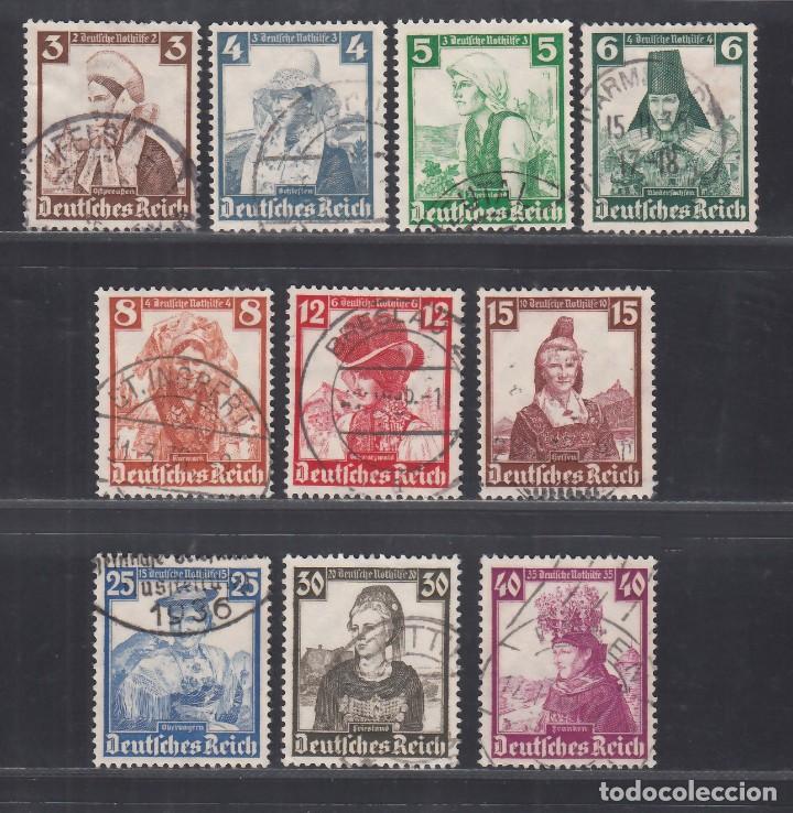 ALEMANIA IMPERIO, 1935 YVERT Nº 547 / 556 (Sellos - Extranjero - Europa - Alemania)