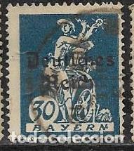 Sellos: ALEMANIA, ESTADO DE BAVIERA YVERT 200 - Foto 1