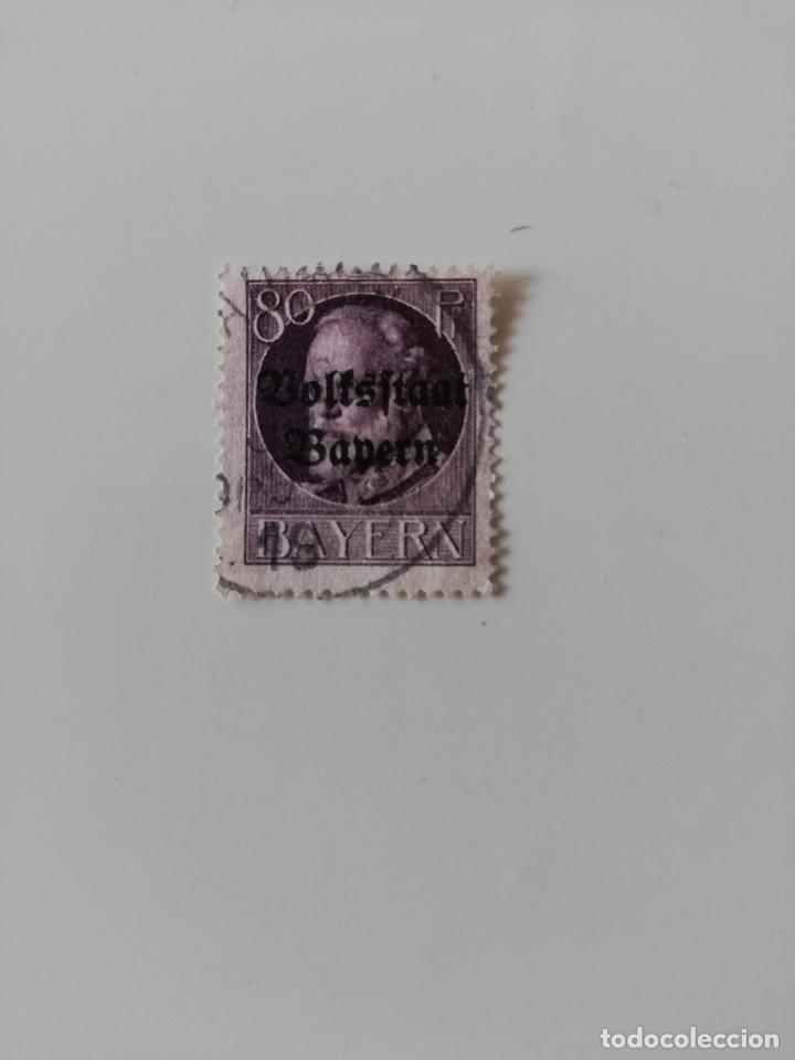 Sellos: BAVIERA A&Ntilde;O 1919 YT 129 - Foto 1