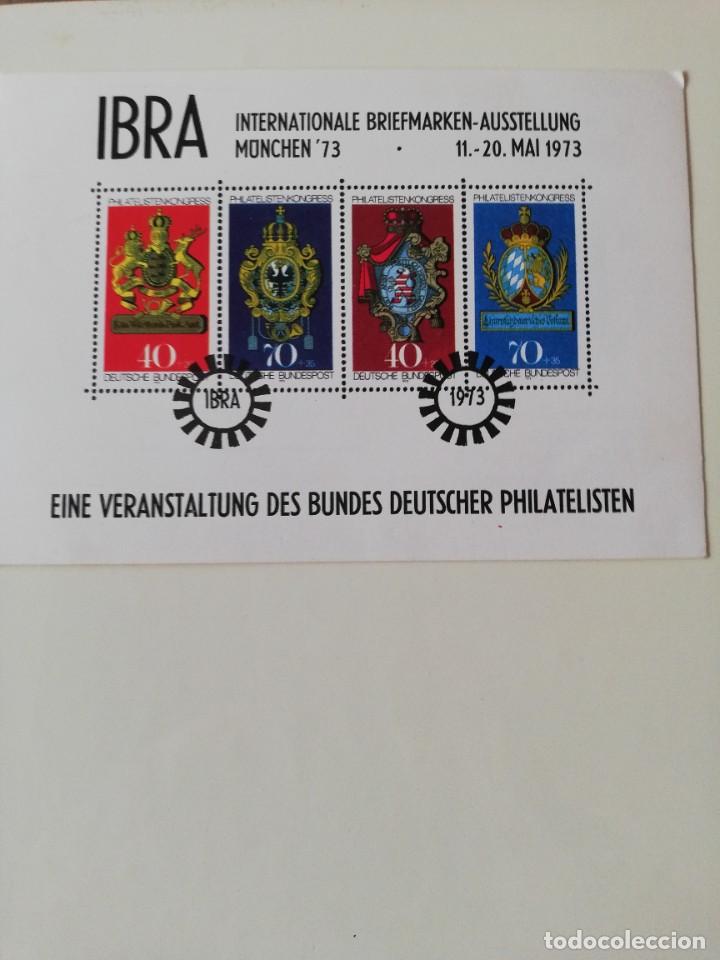 Francobolli: REPUBLICA FEDERAL ALEMANA TARJETA POSTAL IBRA 1973