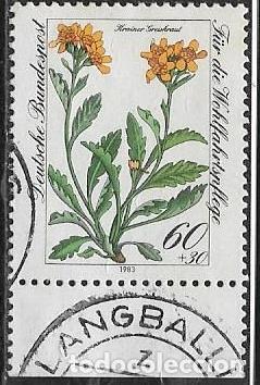 Sellos: ALEMANIA YVERT1021, FLORA - Foto 1