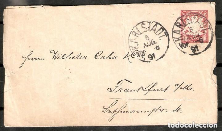 Sellos: BAVIERA. 1891. KARLSTADT. - Foto 1