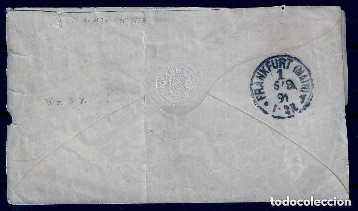 Sellos: BAVIERA. 1891. KARLSTADT. - Foto 2