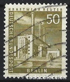 Sellos: BERL&Iacute;N 1956 - EDIFICIOS, ALTOS HORNOS - USADO - Foto 1