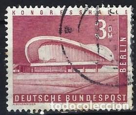 Sellos: BERL&Iacute;N 1956 - EDIFICIOS, PALACIO DE CONGRESOS - USADO - Foto 1