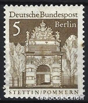 Sellos: BERL&Iacute;N 1966 - MONUMENTOS, PUERTA DE BERL&Iacute;N - MNH** - Foto 1