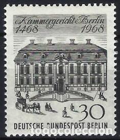 Sellos: BERL&Iacute;N 1968 - 5&ordm; CENTENARIO DEL EDIFICO DE LA CORTE SUPREMA - MNH** - Foto 1