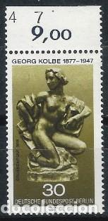Sellos: BERL&Iacute;N 1977 - CENTENARIO DEL NACIMIENTO DE GEROG KOLBE - MSG - Foto 1