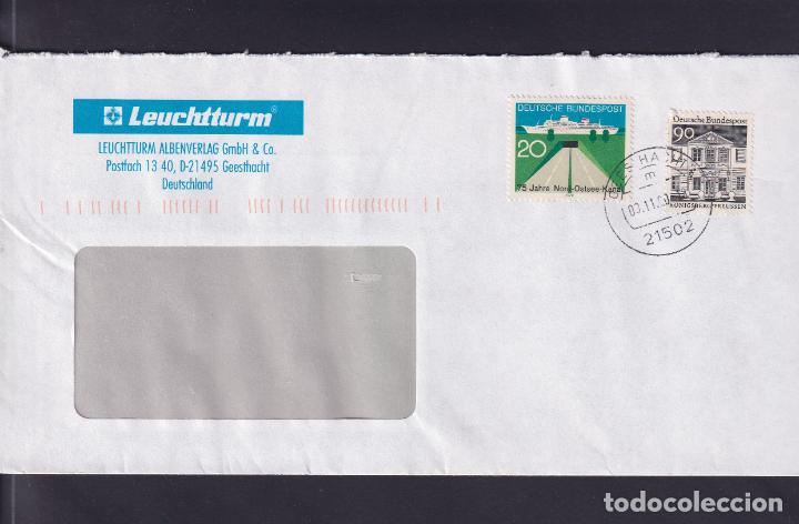 Stamps: -ALEMANIA FEDERAL 359, 493, circulada matasellos FECHADOR,