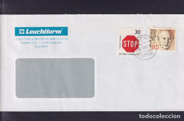 Briefmarken: -ALEMANIA FEDERAL 530, 991, circulada matasellos FECHADOR, GEESTRACHT 1 / 21502