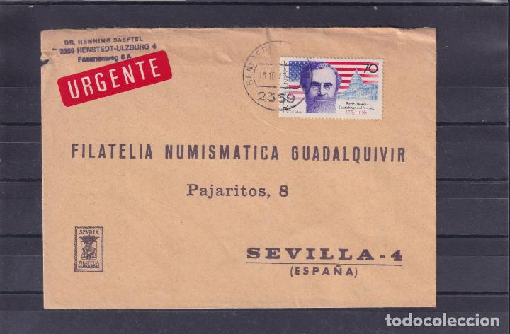 Stamps: -ALEMANIA FEDERAL 744, circulada matasellos FECHADOR,