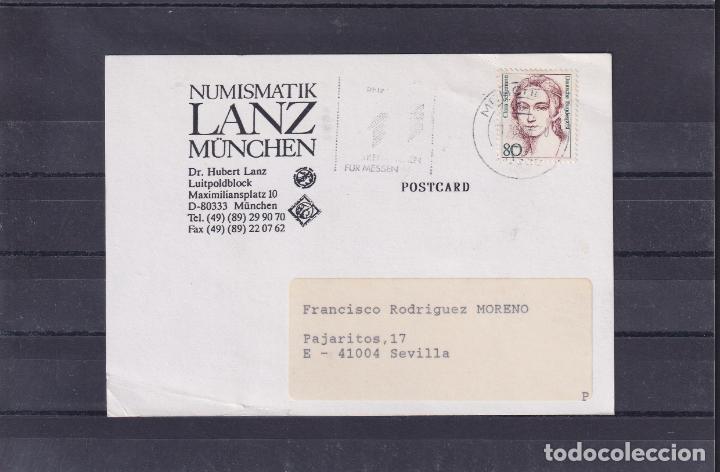 Stamps: -ALEMANIA FEDERAL 1137, circulada matasellos RODILLO CONMEMORATIVO,