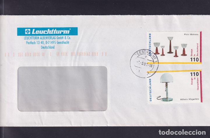 Selos: -ALEMANIA FEDERAL 1833, 1835, circulada matasellos FECHADOR,