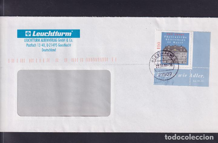 Selos: -ALEMANIA FEDERAL 1843, circulada matasellos FECHADOR