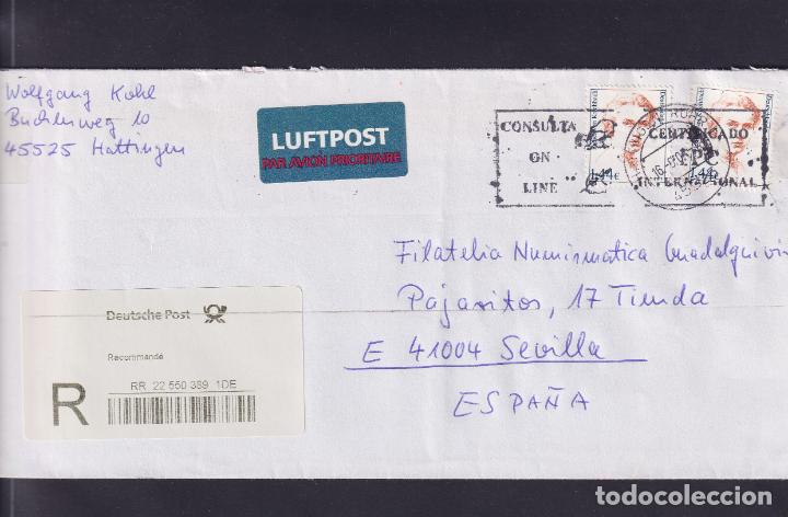 Briefmarken: -ALEMANIA FEDERAL 2125, circulada matasellos FECHADOR Y TAMPON CERTIFICADO