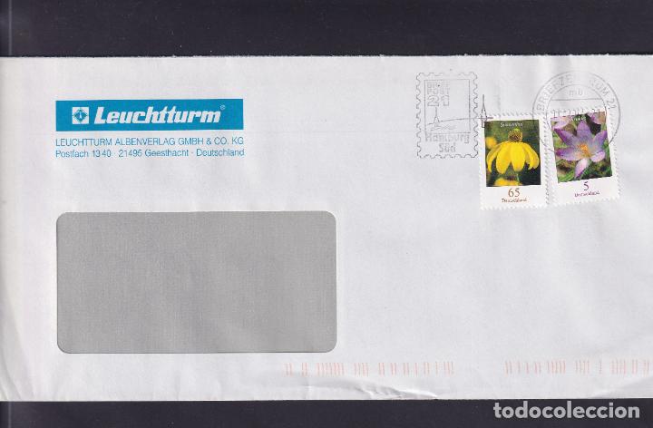 Briefmarken: -ALEMANIA FEDERAL 0.65&euro;, 0.05&euro; FLORA, circulada matasellos RODILLO CONMEMORATIVO