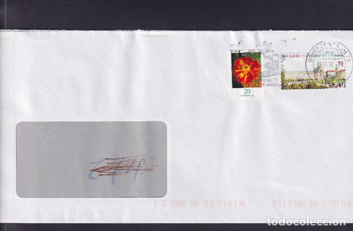 Briefmarken: -ALEMANIA FEDERAL 0.20&euro; FLORA, 0,55&euro; circulada matasellos RODILLO CONMEMORATIVO