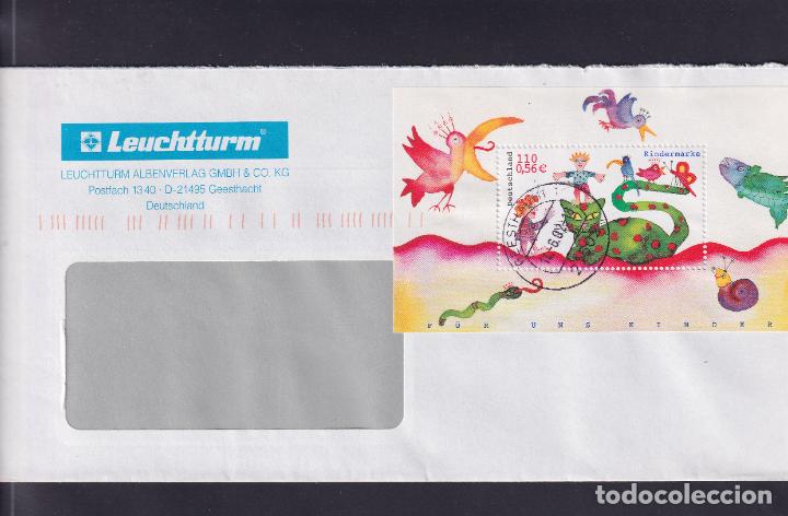 Sellos: -ALEMANIA FEDERAL HB 54 INFANCIA, circulada matasellos FECHADOR,