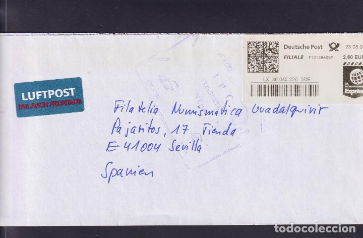 Briefmarken: -ALEMANIA FEDERAL ETIQUETA URGENTE SUCURSAL F10168A68F,