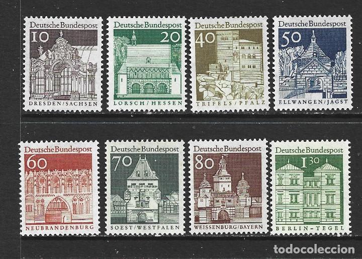 Sellos: ALEMANIA 391/97A** - A&Ntilde;O 1967 - EDIFICIOS HIST&Oacute;RICOS - Foto 1