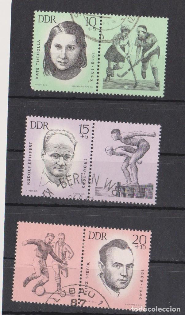 Sellos: DDR LOTE 8 SELLOS - Foto 1