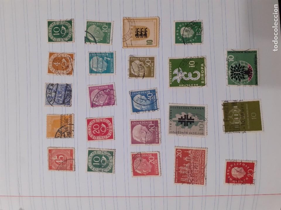 Francobolli: VENDO LOTE CON 22 SELLOS DE ALEMANIA 1946-1960,USADOS ,RAROS EN BUEN ESTADO