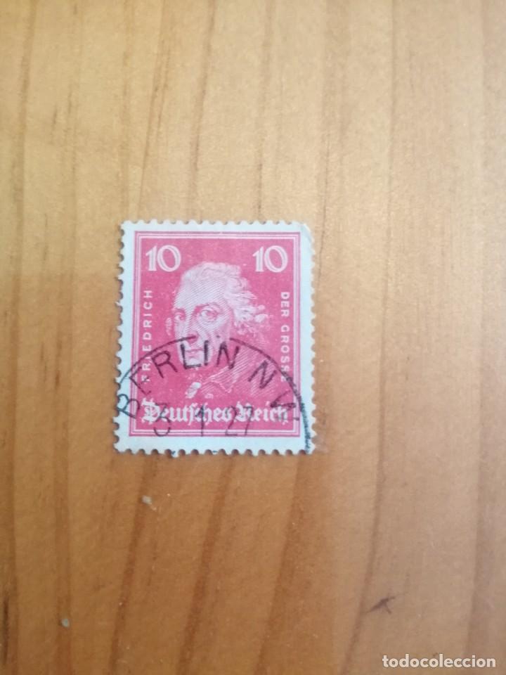 Stamps: DEUTFCHES REICH - VALOR FACIAL 10 - CON FIJASELLOS