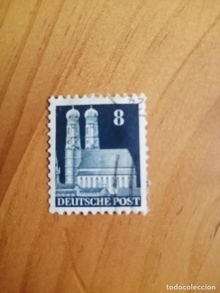 Sellos: DEUTSCHE POST - VALOR FACIAL 8 - USADO - Foto 1