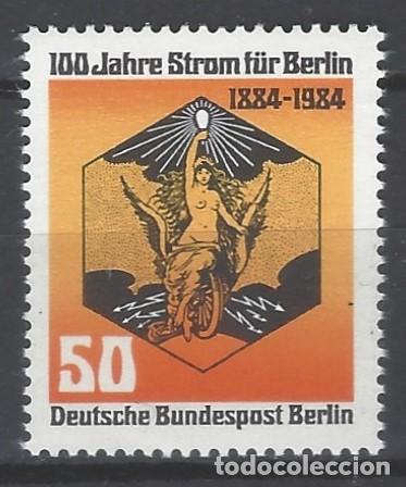 Sellos: BERL&Iacute;N 1984 - CENTENARIO DE LA ELECTRICIDAD EN BERL&Iacute;N - MSG - Foto 1