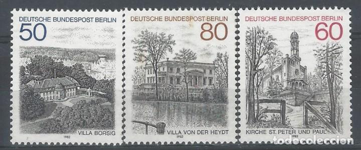 Sellos: BERL&Iacute;N 1982 - ASPECTOS DE BERL&Iacute;N, S.COMPLETA - MSG - Foto 1