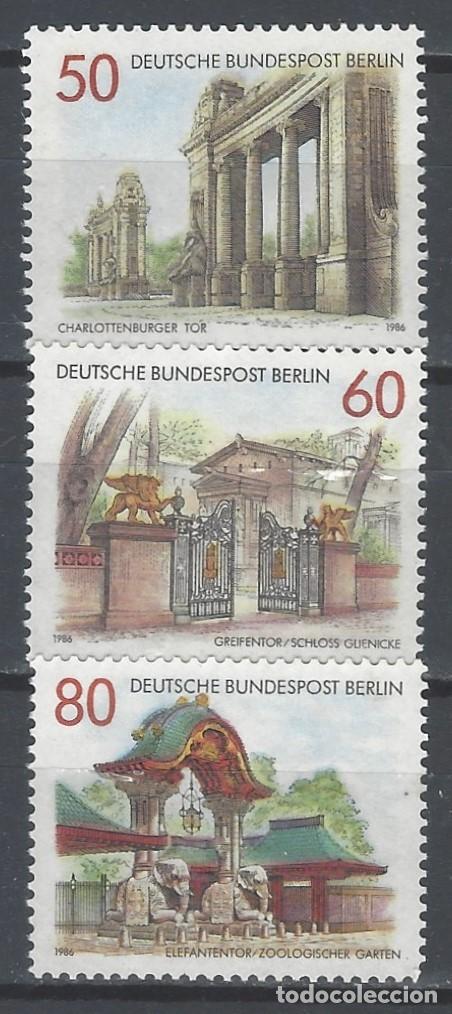 Sellos: BERL&Iacute;N 1986 - PUERTAS MONUMENTALES, S.COMPLETA - MSG - Foto 1
