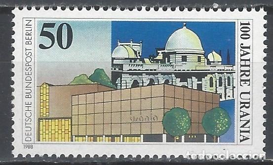 Sellos: BERL&Iacute;N 1988 - CENTENARIO DEL INSTITUTO &rdquo;URANIA&rdquo; - MSG - Foto 1