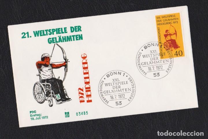 Selos: ALEMANIA SOBRE PRIMER DIA 1972 HEIDELBERG