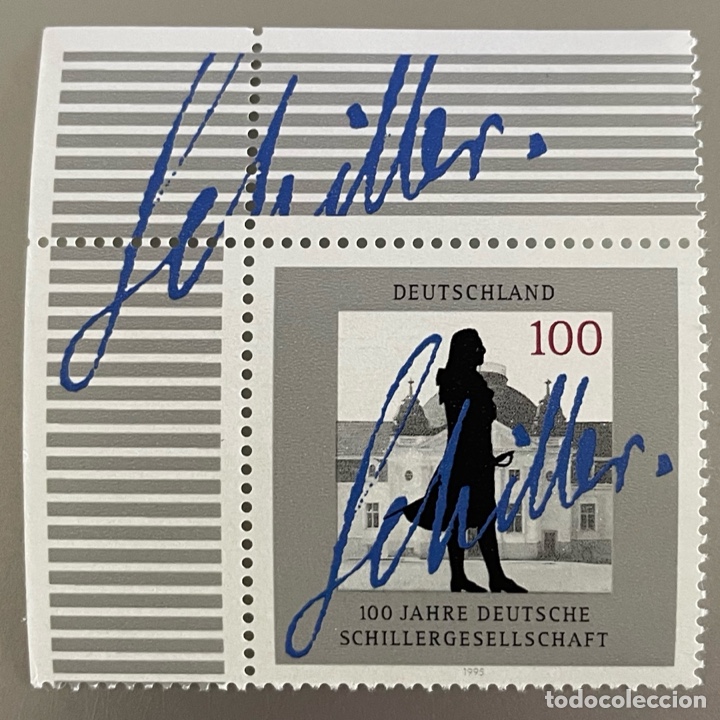 Sellos: Alemania. Schiller 1995 - Foto 1