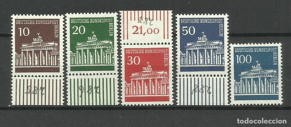 Timbres: ALEMANIA- BERLIN- 1966 * * serie completa