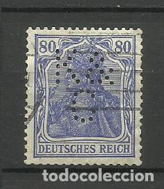 Sellos: ALEMANIA- IMPERIO ALEMAN 1920-- USADO (taladrado)