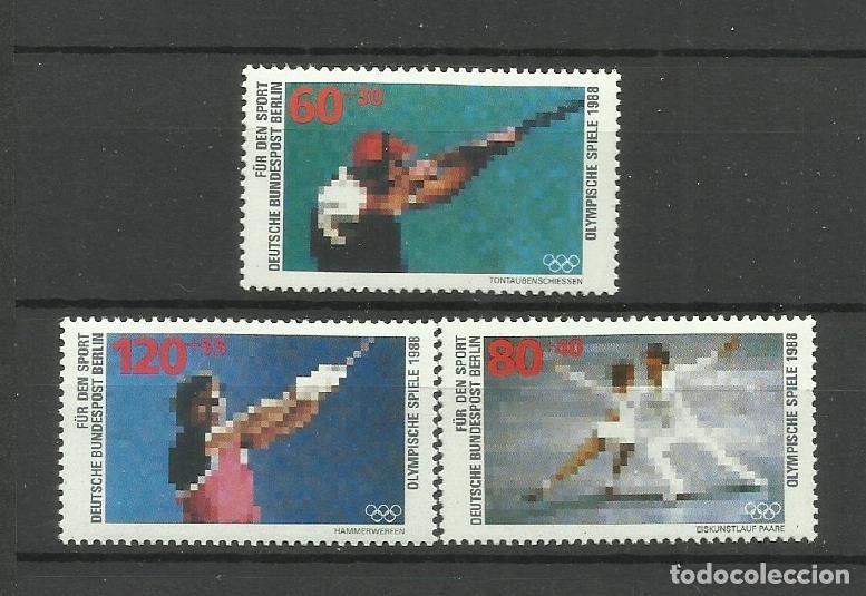 Sellos: ALEMANIA -BERLIN - 1988 **- serie -completa