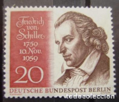 Sellos: BERLIN - IVERT.169 NUEVO (**) - FRIEDRICH VON SCHILLER (&Ntilde; 059a) - Foto 1