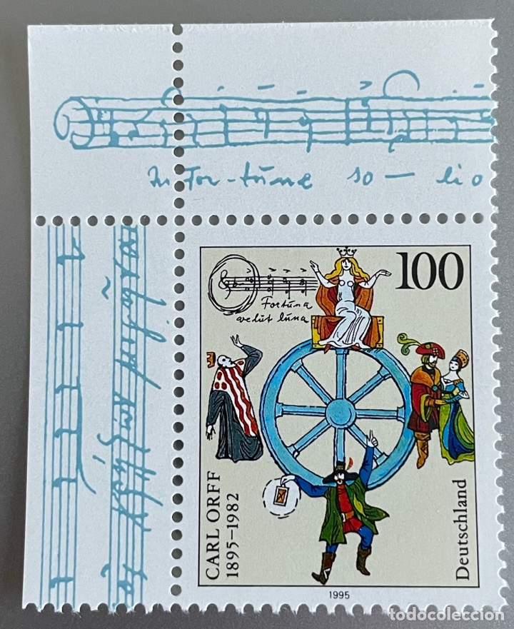 Sellos: Alemania. Centenario de Carl Orff. 1995 - Foto 1