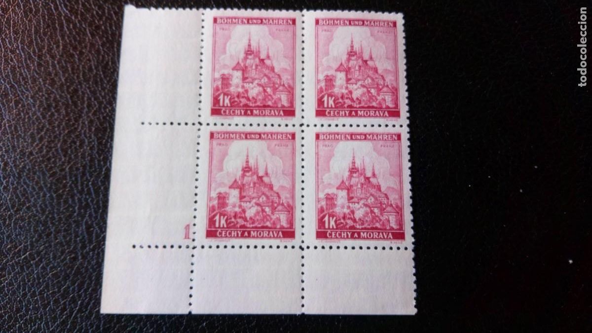 Sellos: BOHEMIA Y MORAVIA, EDIFICIOS, PRAGA - Foto 1