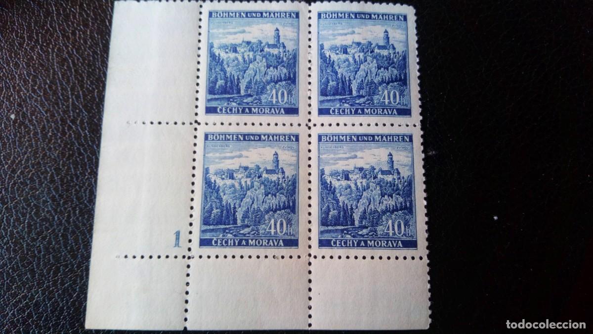 Sellos: BOHEMIA Y MORAVIA, EDIFICIOS, KLINGENBERG - Foto 1