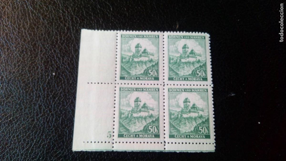 Sellos: BOHEMIA Y MORAVIA, EDIFICIOS, KARLSTEIN - Foto 1