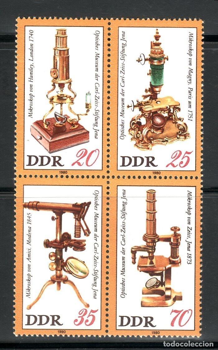 Timbres: SELLOS TEMA MEDICINA. ALEMANIA D 1980 2192/5 INSTRUMENTOS 4v.